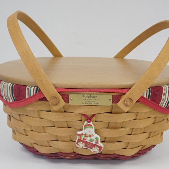 2004 Christmas Collection Longaberger basket. Get together - Picture 1 of 10